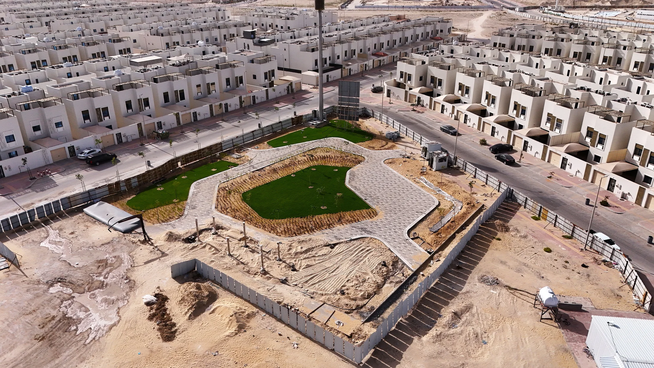 Infrastructure and landscape work taking shape in Dammam