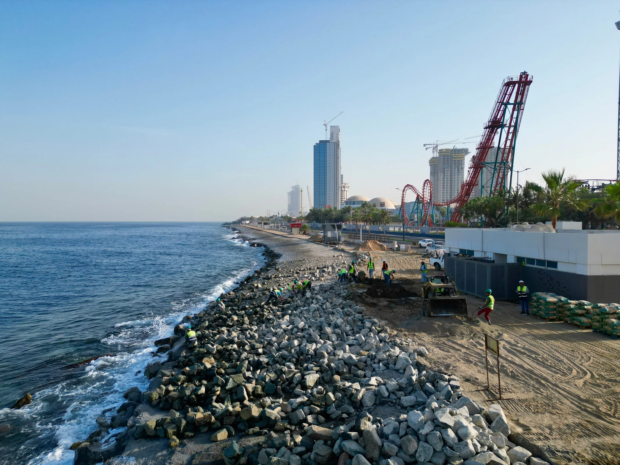 Coastal public realm and recreation at the North Corniche